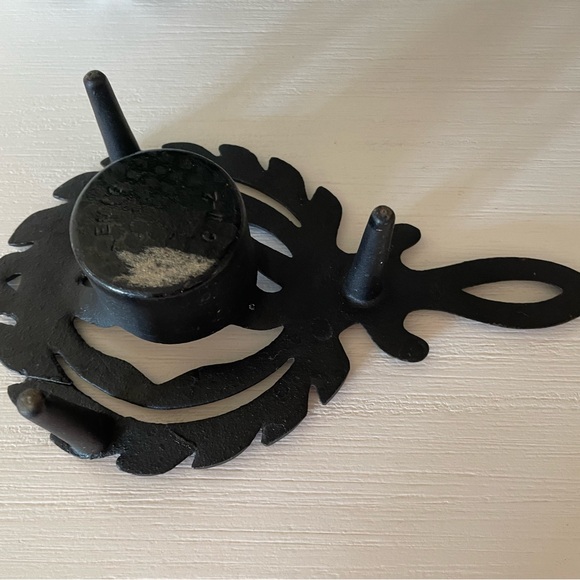 Vintage Wrought Iron Chafing Dish Votive Candle Food Warmer Trivet Robert Emig - Picture 5 of 7